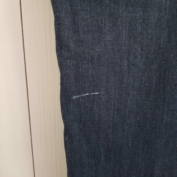 Vintage/Y2K Express Women's Jeans 2 Blue Skinny Dark Wash Emo Scene Embroidered - Picture 5 of 7